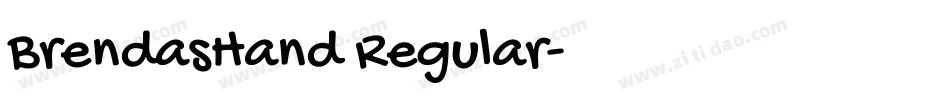 BrendasHand Regular字体转换